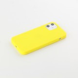 Hülle iPhone 12 / 12 Pro - Silikon Mat - Gelb