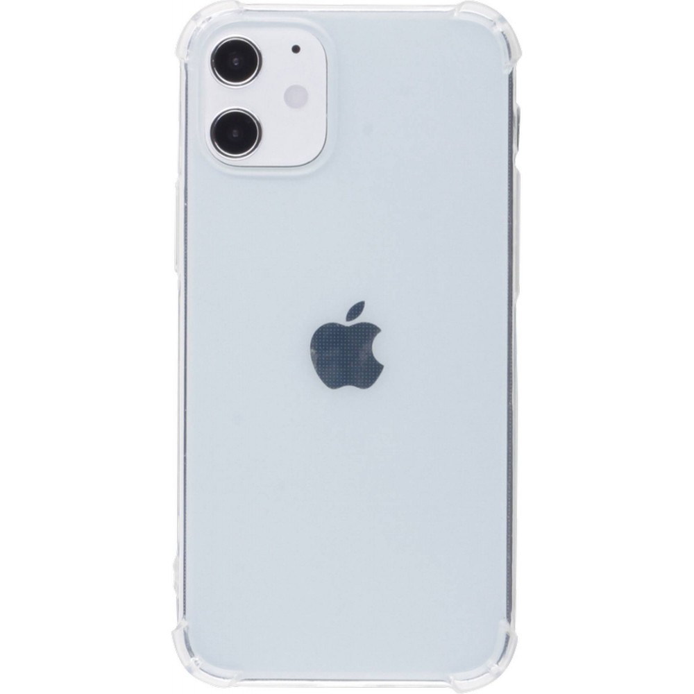 Hülle iPhone 12 mini - Gummi Transparent Gel Bumper mit extra Schutz für Ecken Antischock