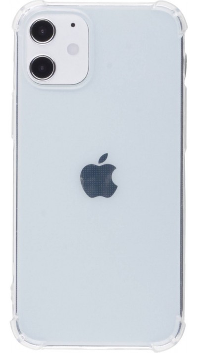 Hülle iPhone 12 / 12 Pro - Gummi Transparent Gel Bumper mit extra Schutz für Ecken Antischock