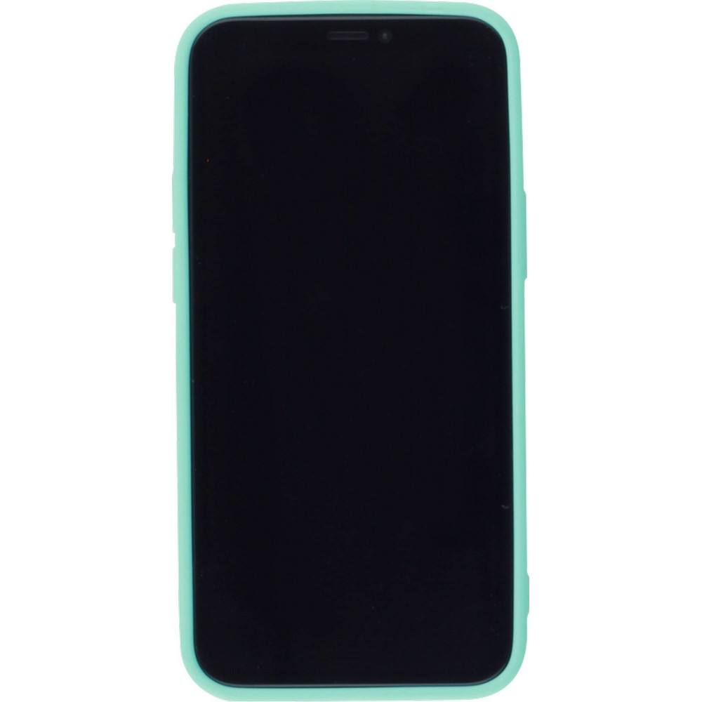 Coque iPhone 12 / 12 Pro - Silicone Mat - Turquoise