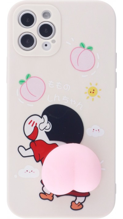 Coque iPhone 12 Pro Max - 3D Fun Peaches