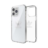 Coque iPhone 12 Pro Max - Adidas gel transparent rigide avec logo embossé - Transparent