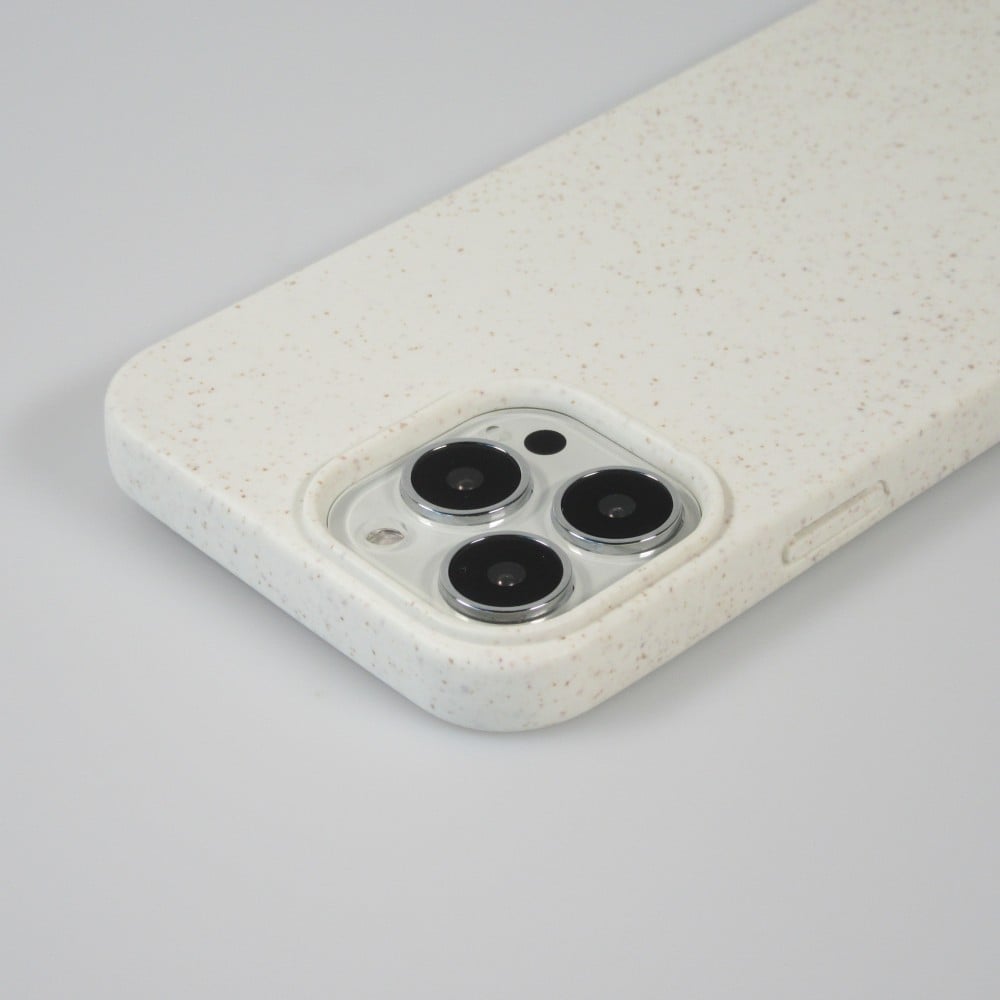 Coque iPhone 14 Pro - Bioka biodégradable et compostable Eco-Friendly - Blanc