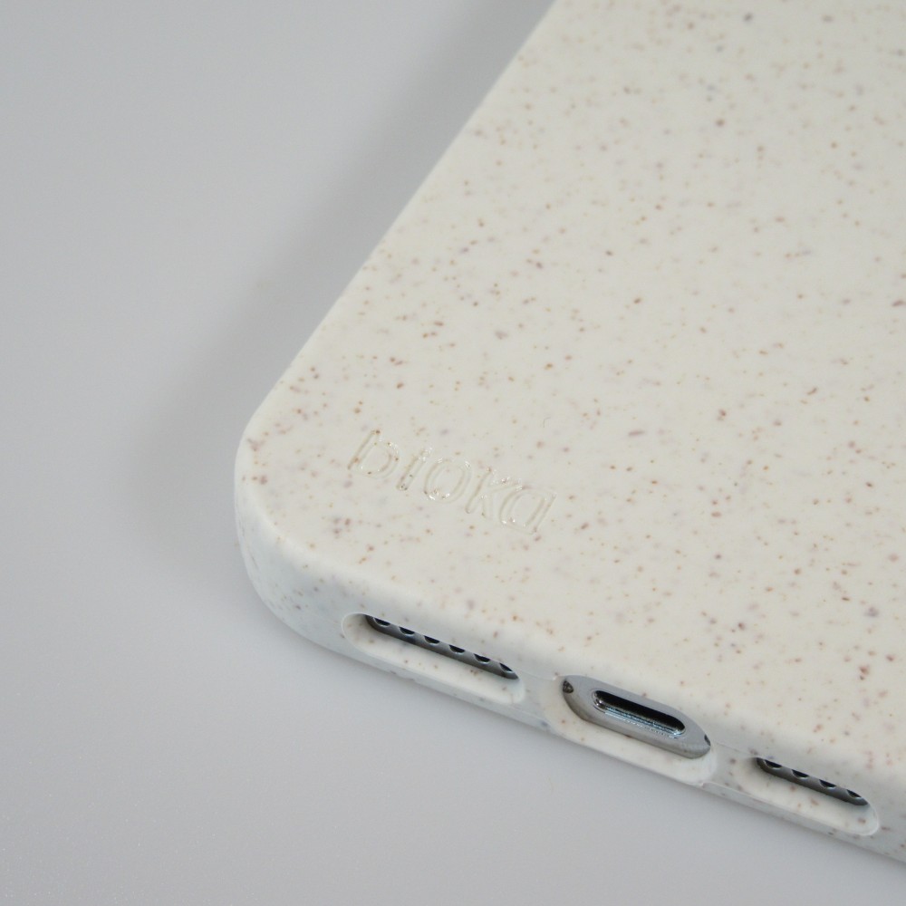 Coque iPhone 13 Pro - Bioka biodégradable et compostable Eco-Friendly - Blanc