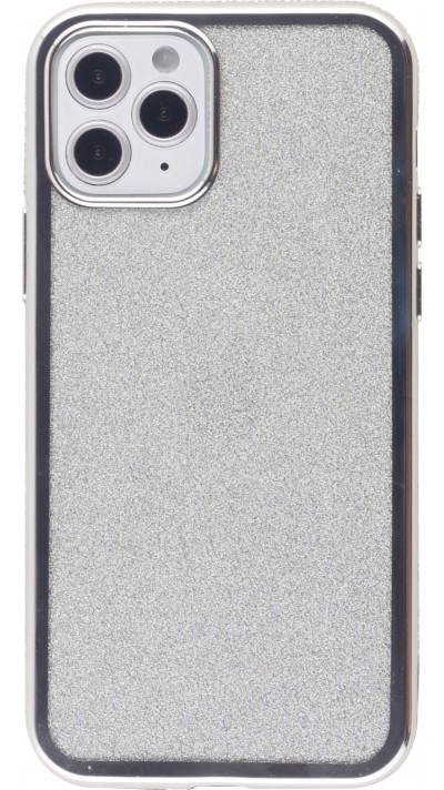 Hülle iPhone 12 Pro Max - Bumper Diamond strass - Silber