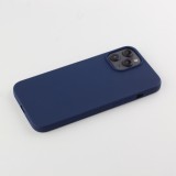 Hülle iPhone 12 Pro Max - Silikon Mat dunkelblau