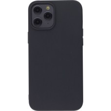 Coque iPhone 12 Pro Max - Silicone Mat - Noir