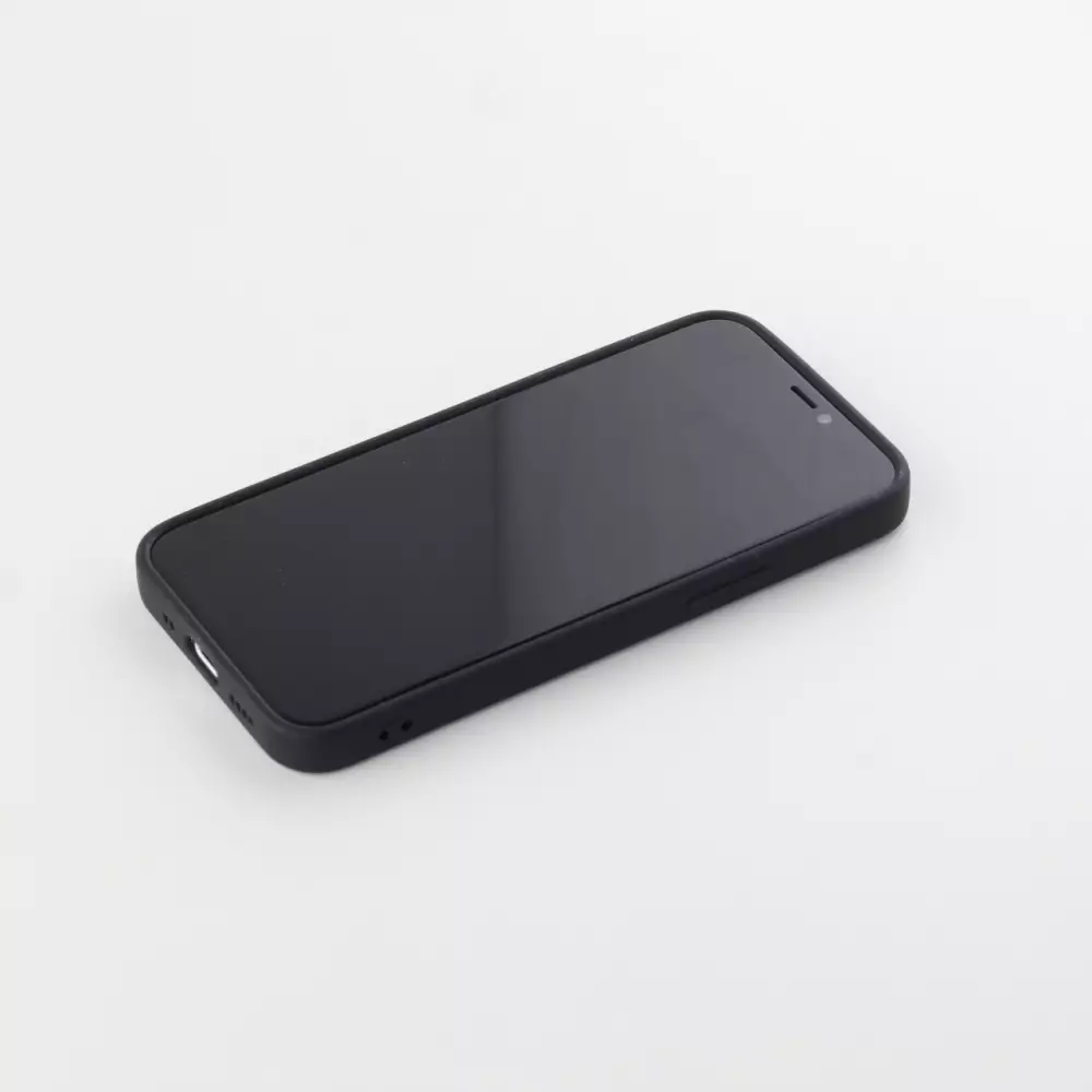 Coque iPhone 12 Pro Max - Silicone Mat - Noir
