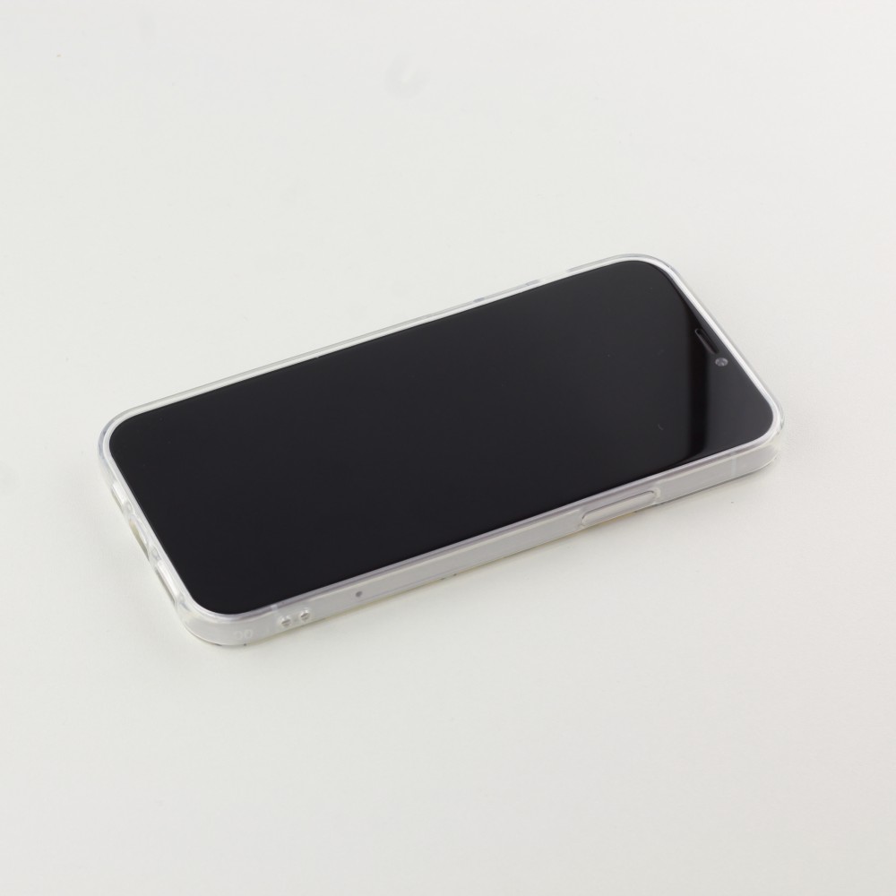 Hülle iPhone 12 Pro Max - Gummi kleines Herz - Weiss