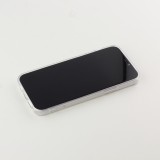 Coque iPhone 12 Pro Max - Gel petit coeur - Blanc