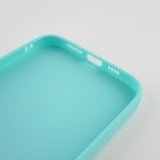 Hülle iPhone 12 Pro Max - Silikon Mat - Türkis
