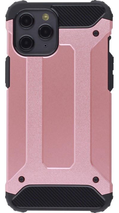 Coque iPhone 12 Pro Max - Hybrid carbon - Rose