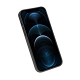 Hülle iPhone 12 Pro Max - Qialino Echtleder (MagSafe kompatibel) - Schwarz