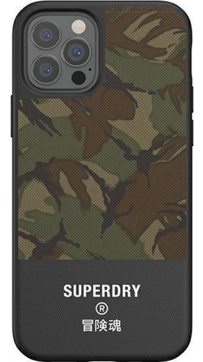 Coque iPhone 12 Pro Max - Superdry Moulded Canvas Hardcase - Camouflage