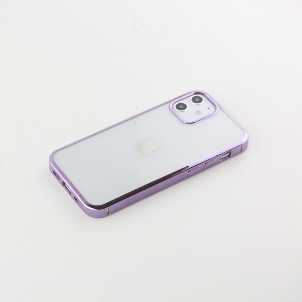 Coque iPhone 12 mini - Electroplate - Violet