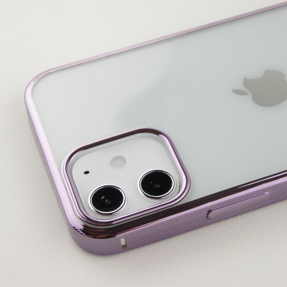 Coque iPhone 12 / 12 Pro - Electroplate - Violet