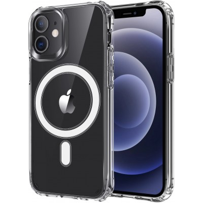 Hülle iPhone 12 mini - MagSafe kompatibel Gummi transparent TPU Silikon