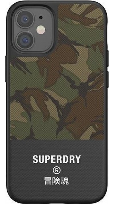 Coque iPhone 12 mini - Superdry Moulded Canvas Hardcase - Camouflage