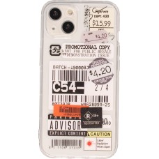 iPhone 11 Pro Case Hülle - Aufkleber Vintage Sticker Price-tag collage - Transparent