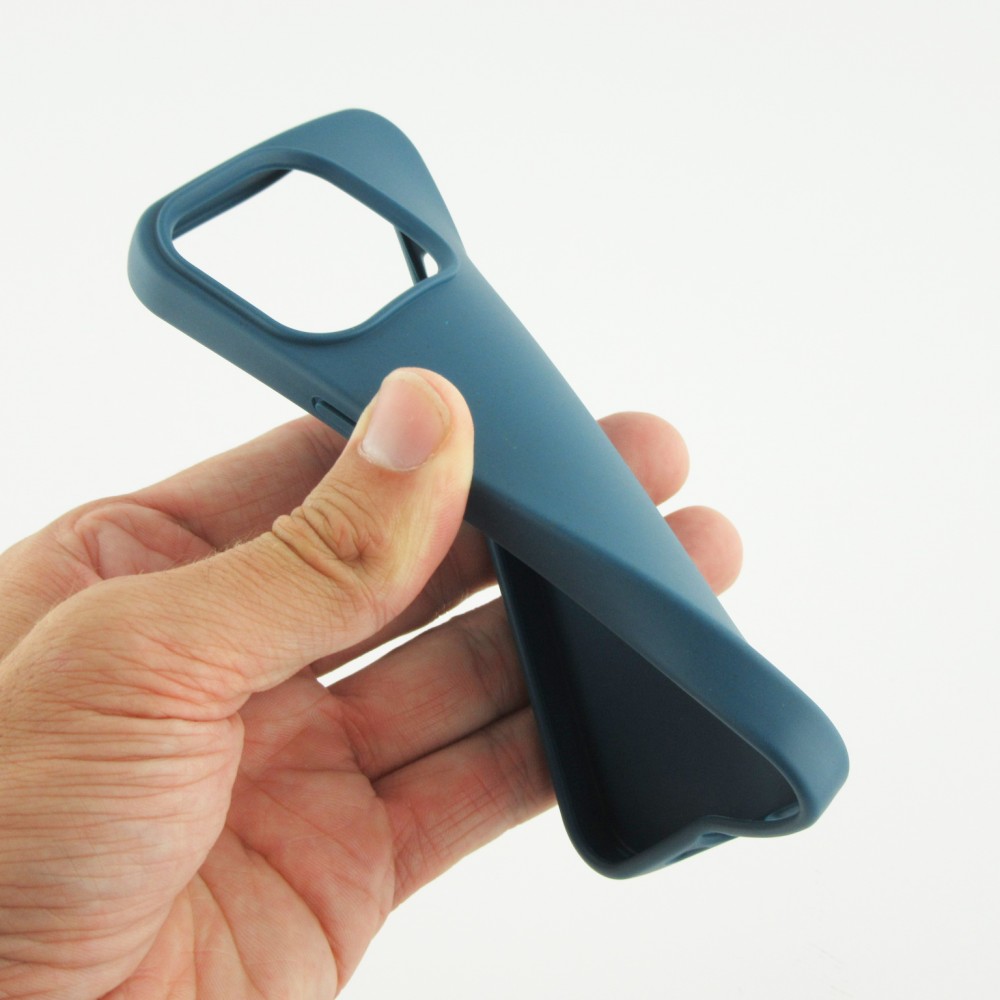 Coque iPhone 15 - Bio Eco-Friendly  - Bleu