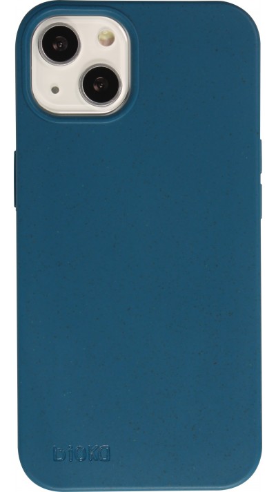 Coque iPhone 14 - Bioka biodégradable et compostable Eco-Friendly - Bleu