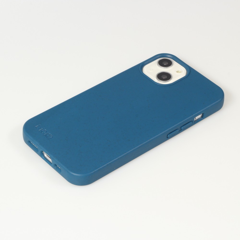 Hülle iPhone 14 Plus - Bioka Biologisch Abbaubar Eco-Friendly Kompostierbar blau