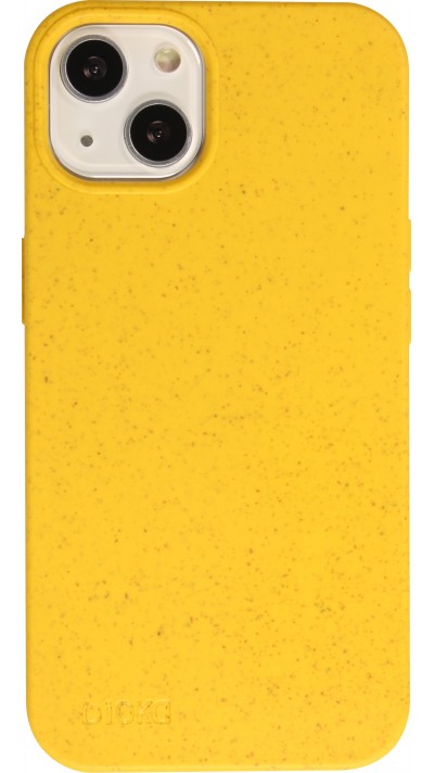 Coque iPhone 14 Plus - Bioka biodégradable et compostable Eco-Friendly jaune