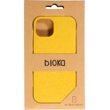 Coque iPhone 13 mini - Bioka biodégradable et compostable Eco-Friendly jaune