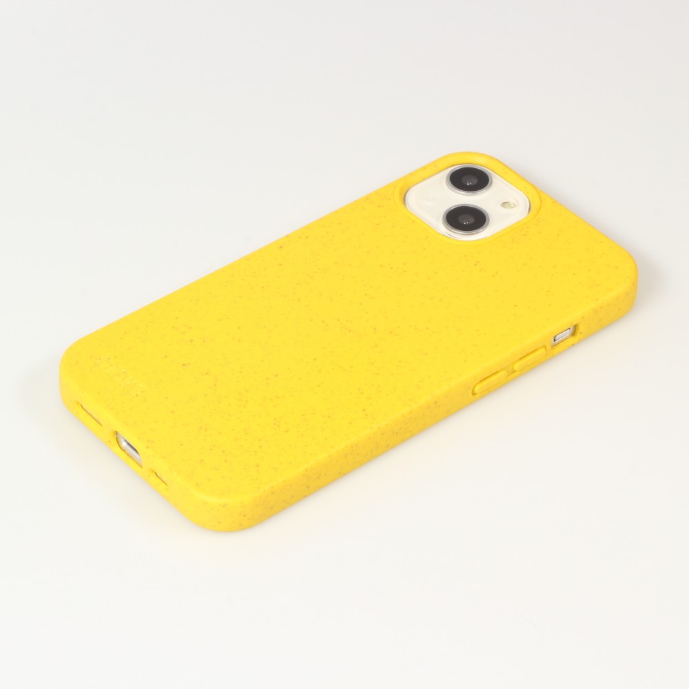 Coque iPhone 14 - Bioka biodégradable et compostable Eco-Friendly jaune