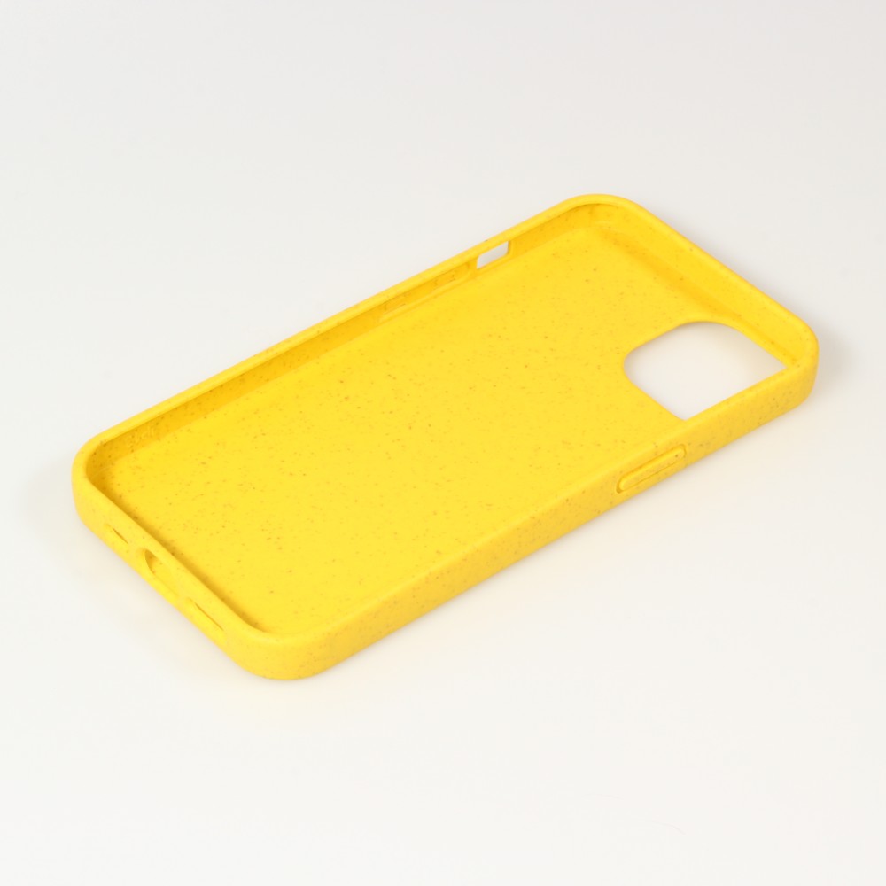 Coque iPhone 14 Plus - Bioka biodégradable et compostable Eco-Friendly jaune