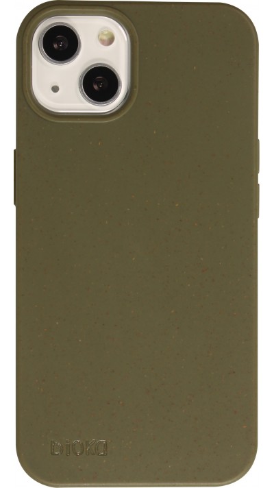 Coque iPhone 14 Plus - Bioka biodégradable et compostable Eco-Friendly - Vert foncé