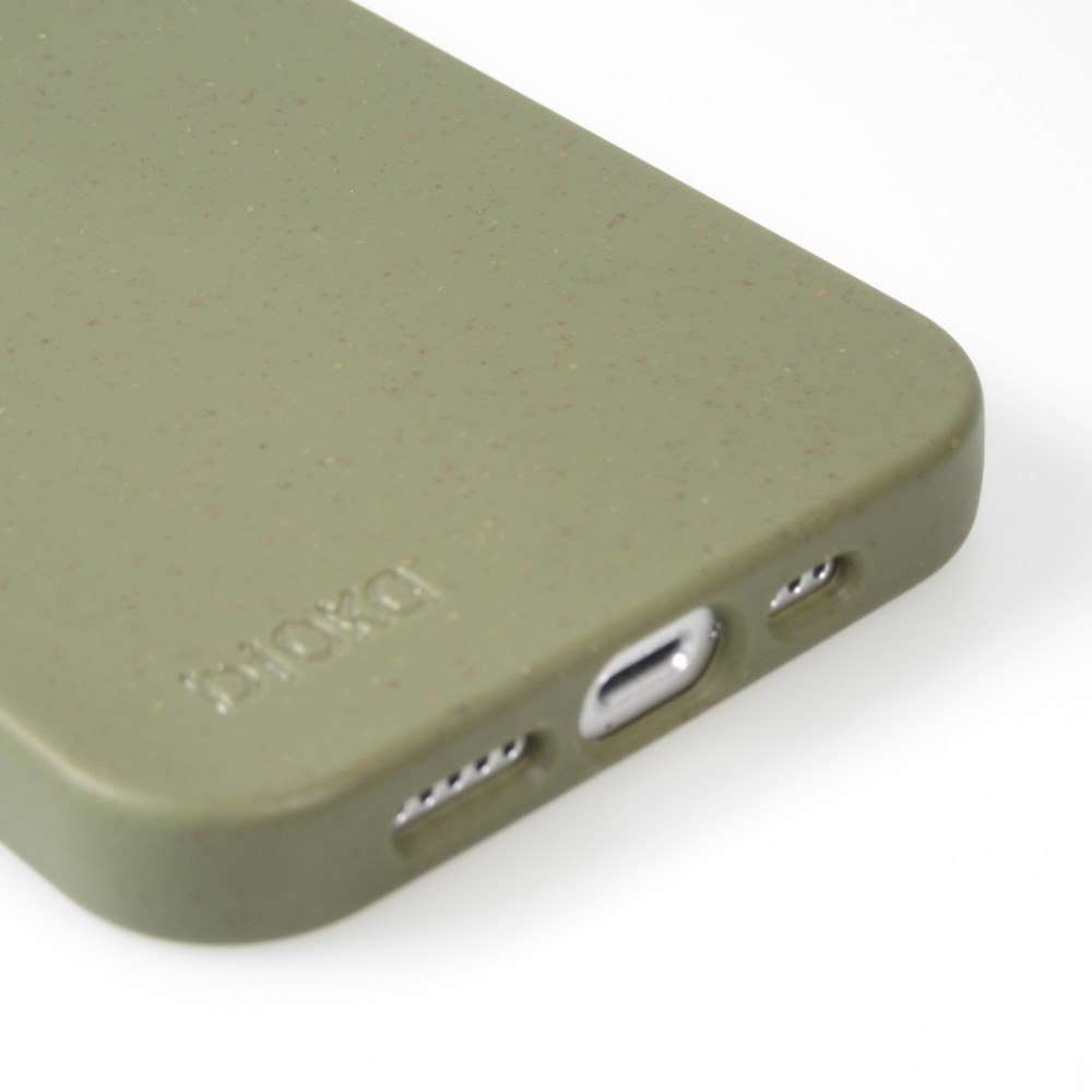 Coque iPhone 14 Plus - Bioka biodégradable et compostable Eco-Friendly - Vert foncé