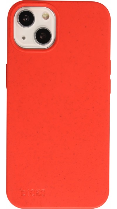 Coque iPhone 14 Plus - Bioka biodégradable et compostable Eco-Friendly - Rouge