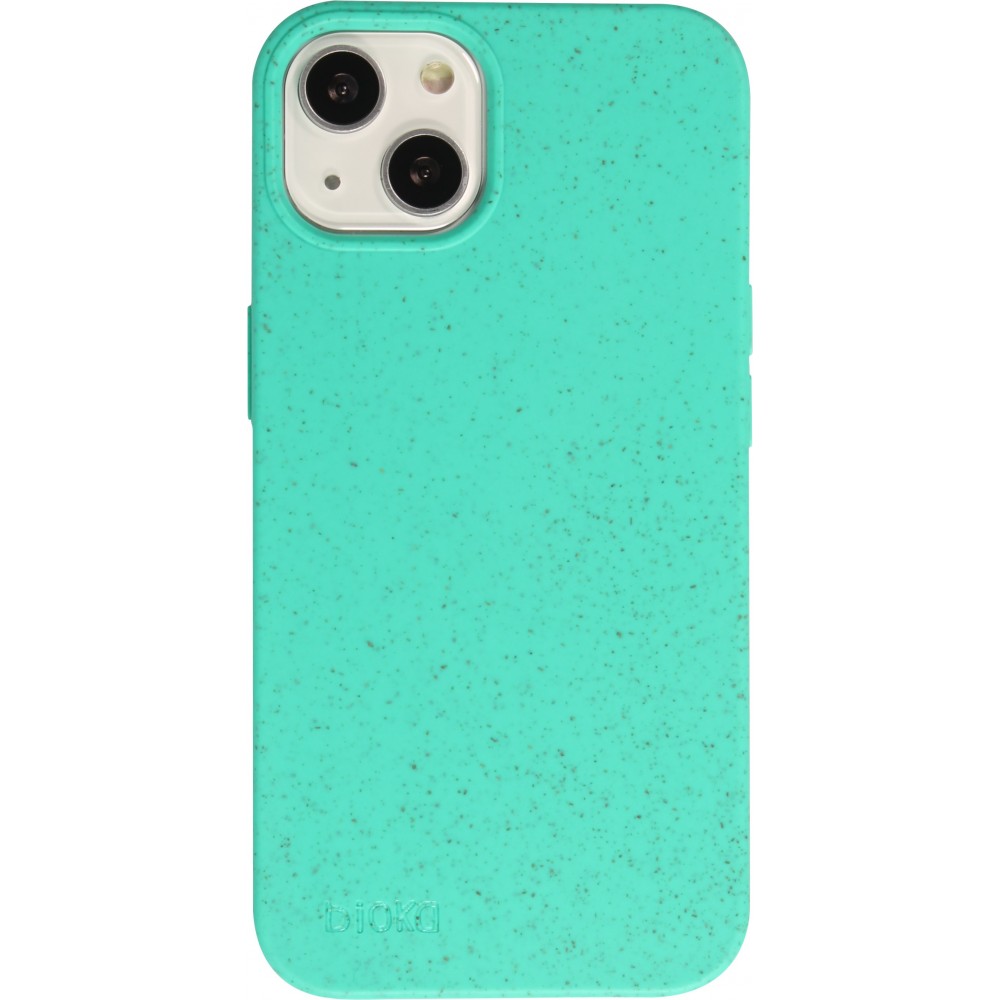 Coque iPhone 14 - Bioka biodégradable et compostable Eco-Friendly - Turquoise