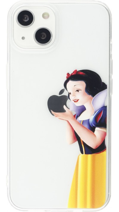 iPhone 15 Plus Case Hülle - Gummi cartoon Schneewittchen