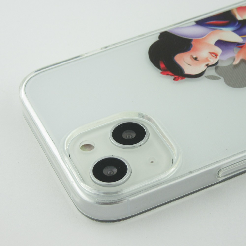 Coque iPhone 14 - Gel cartoon Blanche neige