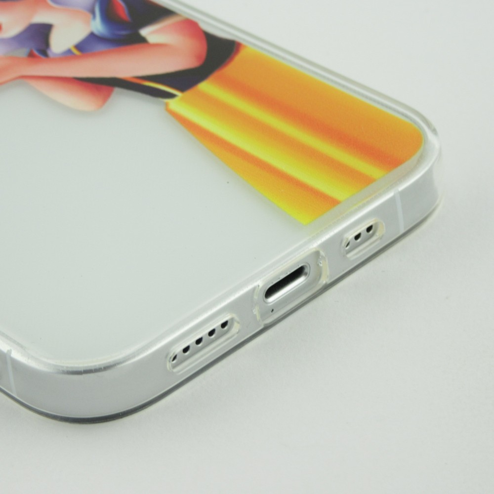 Coque iPhone 14 Plus - Gel cartoon Blanche neige