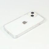 Coque iPhone 13 - Bumper Glass Hybrid TPU silicone anti-choc - Transparent