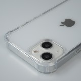 Coque iPhone 13 - Bumper Glass Hybrid TPU silicone anti-choc - Transparent