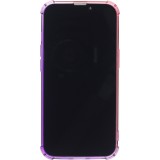Coque iPhone 16e - Bumper Rainbow Silicone anti-choc avec bords protégés -  rose - Violet
