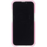 Coque iPhone 13 - Bumper Stripes - Rose