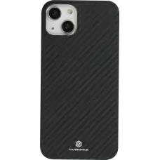 iPhone 16 Plus Case Hülle - Carbomile Schutzcase aus echtem Aramid Carbonfaser - Schwarz