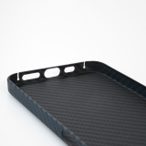 Coque iPhone 16 Plus - Carbomile case de protection en fibre de carbone aramide véritable - Noir