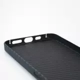 iPhone 16 Plus Case Hülle - Carbomile Schutzcase aus echtem Aramid Carbonfaser - Schwarz