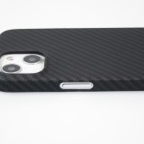 Coque iPhone 16 Plus - Carbomile case de protection en fibre de carbone aramide véritable - Noir