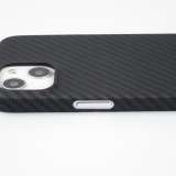 Coque iPhone 14 Plus - Carbomile case de protection en fibre de carbone aramide véritable - Noir