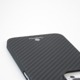Coque iPhone 16 Plus - Carbomile case de protection en fibre de carbone aramide véritable - Noir