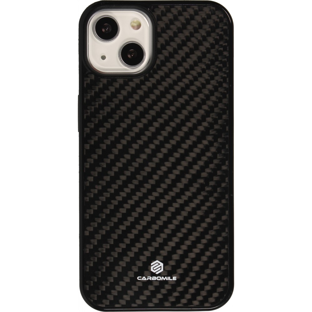 iPhone 15 Plus Case Hülle - Carbomile Carbon Fiber (Kompatibel mit MagSafe)