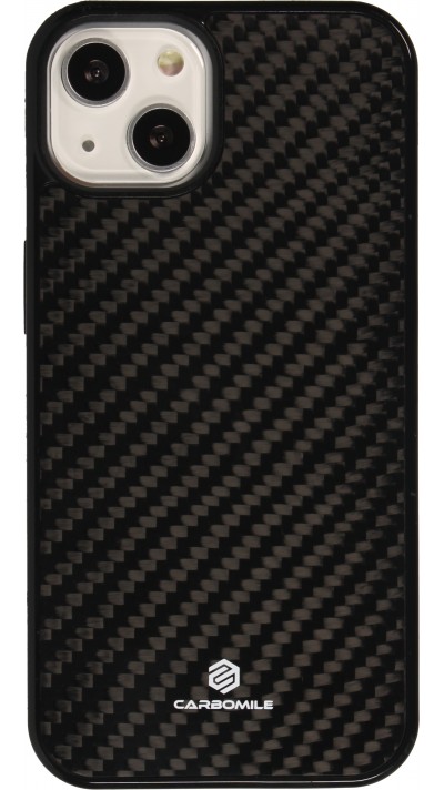 Hülle iPhone 13 mini - Carbomile Carbon Fiber