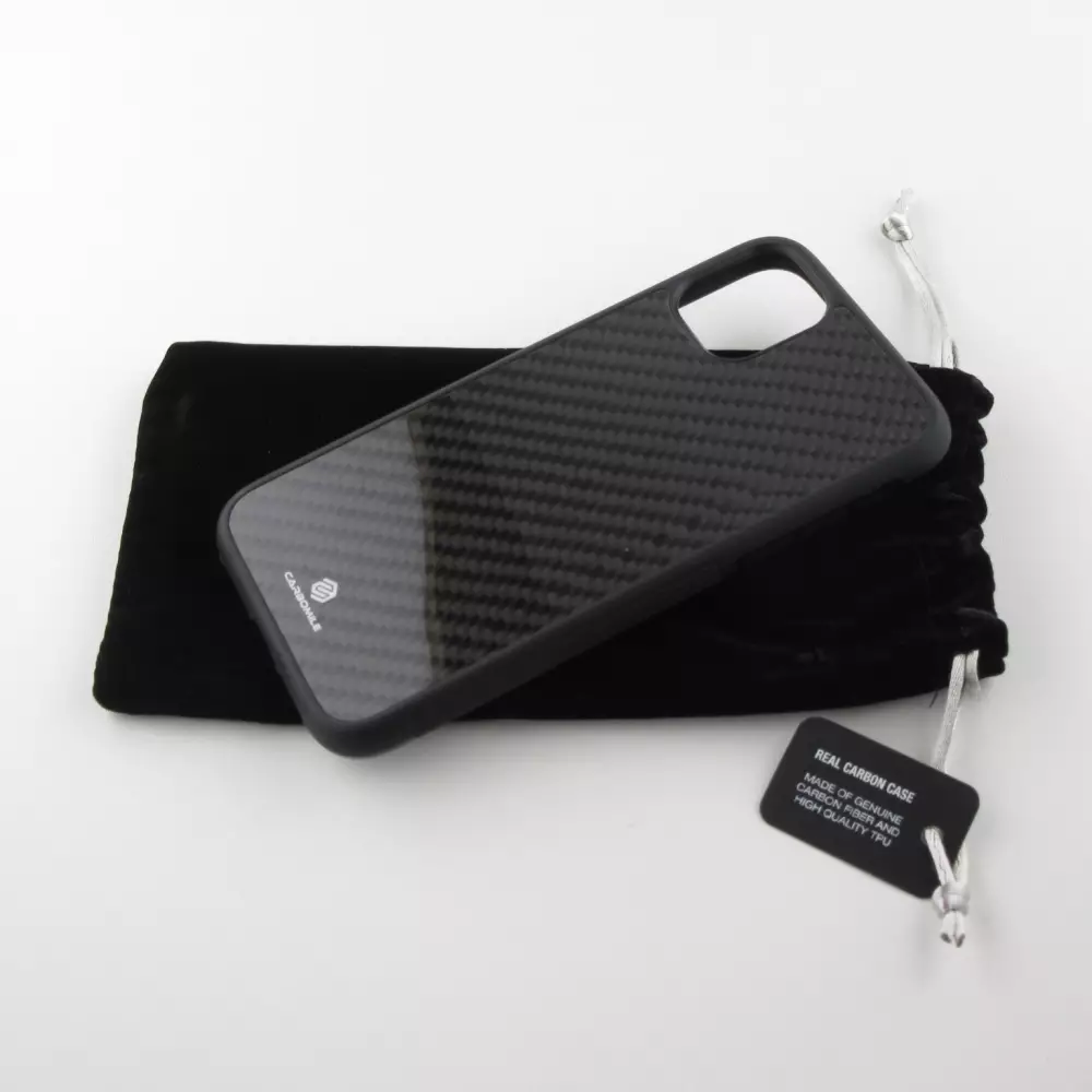 iPhone 16 Plus Case Hülle - Carbomile Carbon Fiber (Kompatibel mit MagSafe)